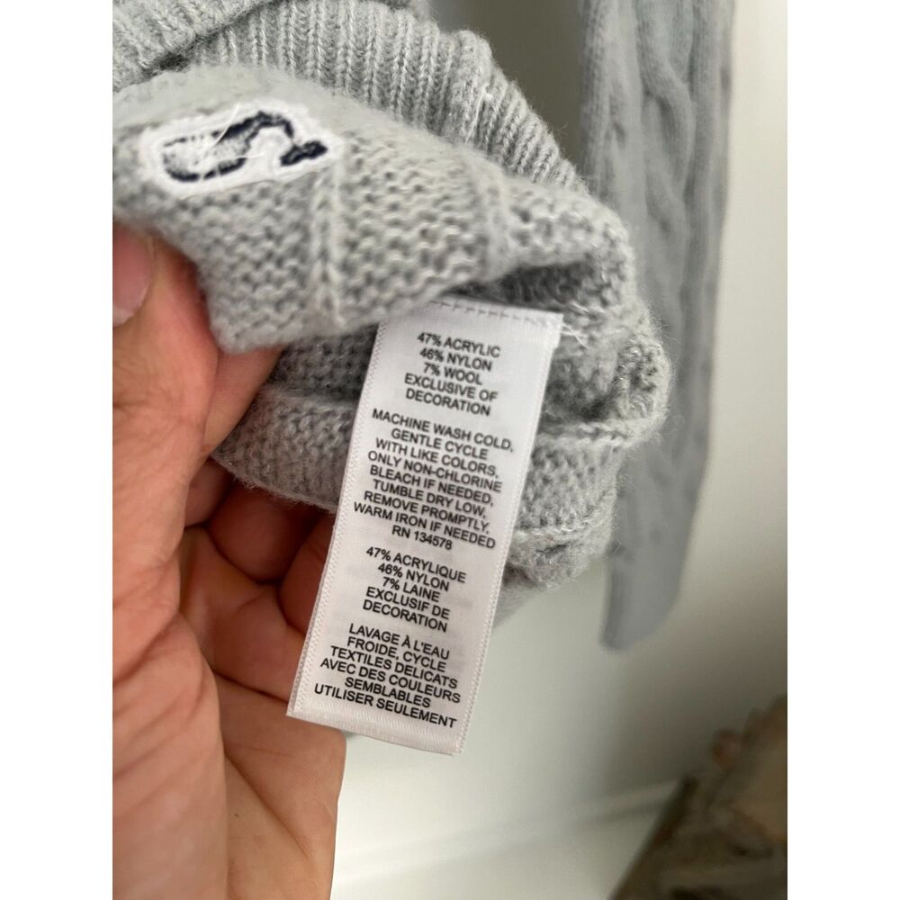 Vineyard Vines Lightweight Heather Grey Pullover Classic Prep S - Picture 6 of 6